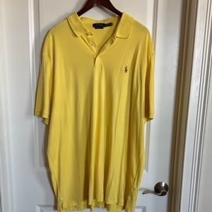 Polo by Ralph Lauren Classic Yellow Polo Shirt